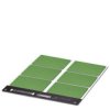 Tabliczka znamionowa Phoenix Contact LS-EMLP-AL (85,6X54) GN 0831611, montaż: przyklejanie, etykiety na arkuszu: 6, 5 sz