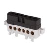 Listwa przyłączeniowa izolowana LPI-6s 6-otworów 76A IP20 czarna A18-0038