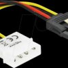 60120 Delock Cable Power SATA HDD > Molex 4 pin male with metal clip