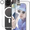 PanzerGlass CARE by ® Panzerglas 3-in-1 Protection Futerał backcase Apple iPhone 16 Pro przeźroczysty Ładowarka indukcyj