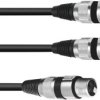 adapter XLR Omnitronic 30225205 30225205, 1.50 m