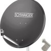 Schwaiger SPI9961SET9 Antena satelitarna bez odbiornika Ilość uczestników: 4 80 cm