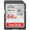 OUTLET Karta pamięci SD (SDXC) SanDisk 64GB Ultra 140MB/s