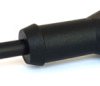 Sensor actuator cable, M12-cable socket, angled to open end, 3 pole, 1 m, PVC, black, 4 A, PXPPVC12RAF03ACL010PVC