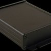 Aluminum enclosure, (L x W x H) 120 x 104 x 32 mm, black (RAL 9005), IP65, 1457L1202BK