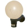 LUNA S czarny E27 60W Brilum IP44 / czujnik boczny