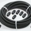 Zestaw Przewodu Elastycznego, O 20Mm, Dł. 10M, Materiał: Pvc, Kolor: Czarny,...