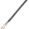 Przewód przyłączeniowy TRU COMPONENTS 1570217, 2 x 0.75 mm², Platerowany miedzią aluminiowy rdzeń, 10 m, czarny