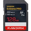 Karta pamięci SD / SDXC SanDisk 128GB Extreme PRO 250/120MB/s UHS-I U3 V30