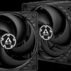 ACFAN00135A Arctic case fan P12 Black, 120 mm, pack of 5