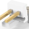 Pin header, 2 pole, pitch 3.96 mm, angled, natural, 641207-2