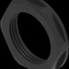 Counter nut, M25, Clamping range 16 to 23 mm, IP68, black, 1SNG607012R0000