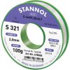 Stannol 631912 S321 Solder Lead-Free Sn99.3Cu0.7 2% 2mm 100g Reel