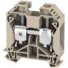 Through terminal block, screw connection, 2.5-35 mm², 2 pole, 125 A, 8 kV, dark beige, 1393400000