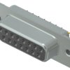 D-Sub socket, 15 pole, standard, equipped, straight, solder cup, 164A10229X