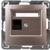 IMPRESJA Gniazdo komputerowe pojedyncze RJ45 kat.5e MMC tytan GPK-1Y/K/m/23