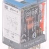 Przekaźnik mocy 115V ac DPDT Releco 1.5W, Wciskane 4003Ω Szybkie łączenie