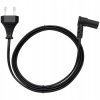 KABEL ZASILAJĄCY KĄTOWY ÓSEMKA 1,8m 2x0,5mm RADIO DO TV SAMSUNG LG