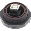 Bulgin Złącze USB Prosty USB typu B Panel 1-portowe USB 2.0 IP68