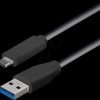 C511-2 L USB 3.0 cable, USB-A connector to USB-C connector, LED, 1.8 m