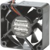 DC axial fan, 12 V, 60 x 60 x 25 mm, 26.4 m³/h, 28.5 dB, ball bearing, Panasonic ASFP62371