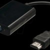 CCGB34900BK02 Cable HDMI male > VGA female, 0,2 m, black