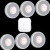 ZASXS00142WEU Smoke detectors, RF wireless, network-ready, 6-pack, with base s