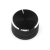 Black Metal Knob - 14x24mm