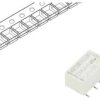 Im26gr Przekaźnik: Elektromagnetyczny Dpdt Ucewki: 12Vdc 2A 2A/30Vdc