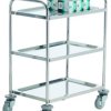 Wozek narzedziowy 3 Level Stal nierdzewna, 610 x 410mm, 100kg Load RS PRO