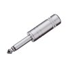 BKL 1107008 Jack Plug 6.35mm Mono Metal