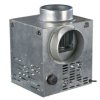 Kominkowy wentylator odśrodkowy w obudowie izolowanej termicznie i akustycznie ze stali ocynkowanej fi 125 mm 400 m3 h 230 V KAM