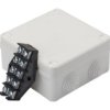 Puszka Hermetyczna N/T Pk-4 135X135x65mm Z Zaciskiem 5X10mm2 Ip55 Biała 0233-01