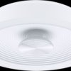 71177 Volea ceiling light, 18 W, 2120 lm, 3000 K, round, white/silver