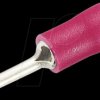 Grooved pin shoes, 0.5 - 1.0mm², red