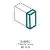 AKS Zielonka Zakończenie ZAK 60 (30/60, 40/60, 60/60) białe