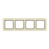 SEDNA DESIGN & ELEMENTS Ramka 4 poczwórna brzoza SDD380804 SCHNEIDER ELECTRIC