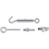 Paulmann 17803 Low Voltage Cable Kit Tensioner Kit Chrome with Accessories