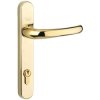 Yale Locks Retro Door Handle PVCu Polished PVD Gold Finish