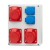 Rozdzielnica budowlana RB gniazda 2x16A/5 32A/5 2x230V IP44 R-240 F3.0304 F-ELEKTRO