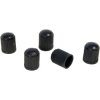 HP Autozubehör 18311 Valve dust cap 5-piece set Black tyre valve dust caps