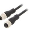 Przewód przyłączeniowy M12 PIN: 5 6m wtyk max.80C PVC 36VDC 2TLA020056R2200