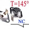 Termostat bimetaliczny 16A 250VAC 145°C pionowy NC