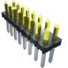 Złącze szpilkowe 2-pinowe raster: 2.54mm -rzędowe Samtec Przewlekany