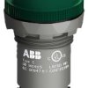 Kontrolka 24V ac/dc Zielony ABB średnica wycięcia 22mm Montaż panelowy Śruba