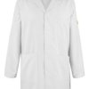 Fartuch laboratoryjny, Unisex, Biały, rozmiar: XS, Wielorazowe