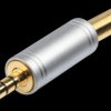 1103088 Pearlchrome audio plug, 3,5mm 4-pol.