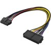 Renkforce RF-4292130 ATX Power Adapter Cable 14-pin to 24-pin 0.25m Multi-color