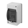 Rozdzielnica natynkowa 3 modułowa 1x3M drzwi transparentne IP30 MINI S3 2303-01 ELEKTRO-PLAST NASIELSK