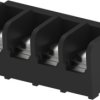Terminal block, 4 pole, 0.326-5.26 mm², black, PCB connection, 30 A, 8-1437657-0